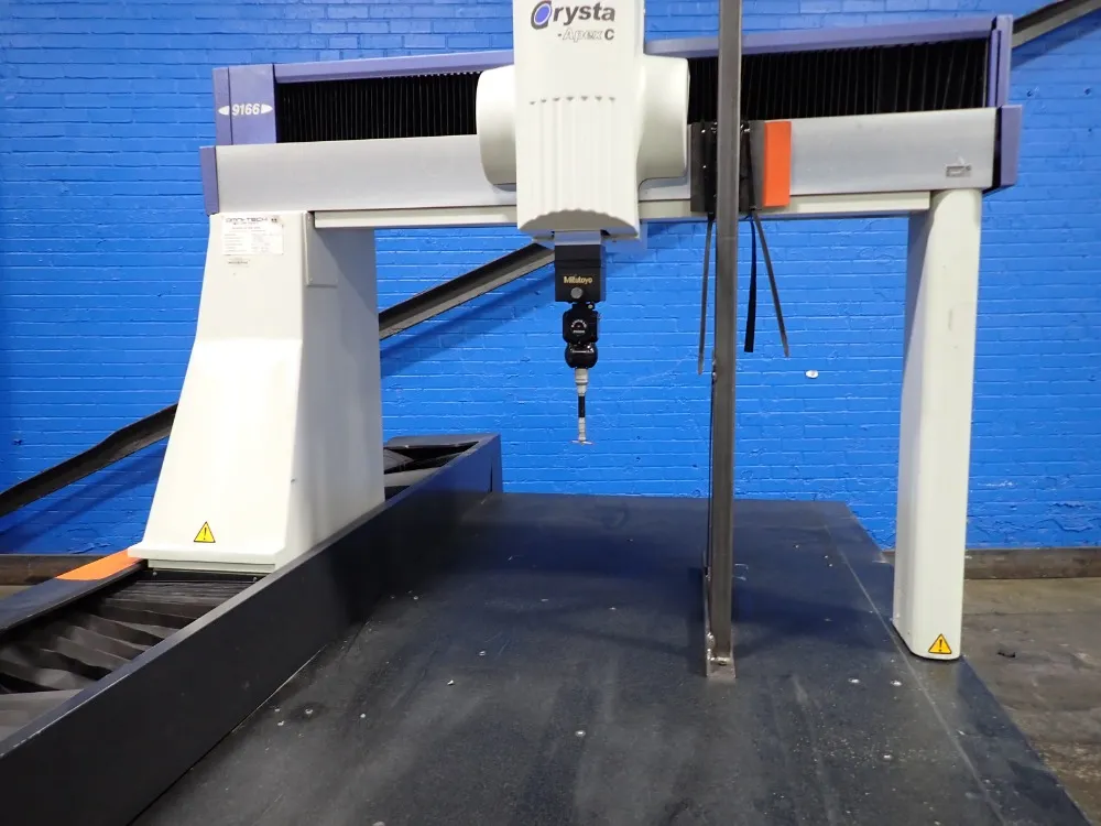 Mitutoyo 92" X 48" Granite Surface Plate 2006 Mitutoyo Crysta-apex C9166 Cmm - Crysta-apex C9166/4063m-3313