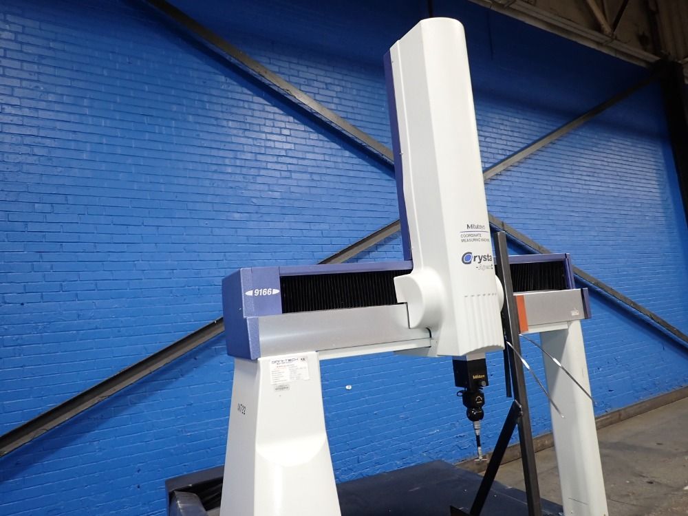 Mitutoyo 92" X 48" Granite Surface Plate 2006 Mitutoyo Crysta-apex C9166 Cmm - Crysta-apex C9166/4063m-3313