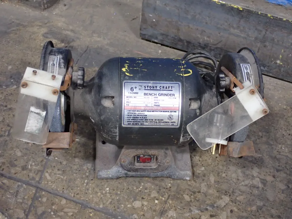 Stony Craft 6" Bench Grinder - Hg-6a