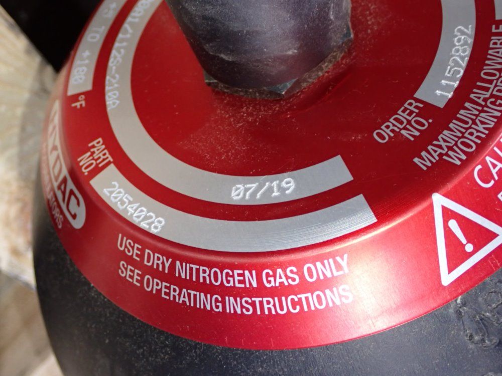 Hydac Nitrogen Gas Bladder Accumulator - Sb330-20a1/1126-2100