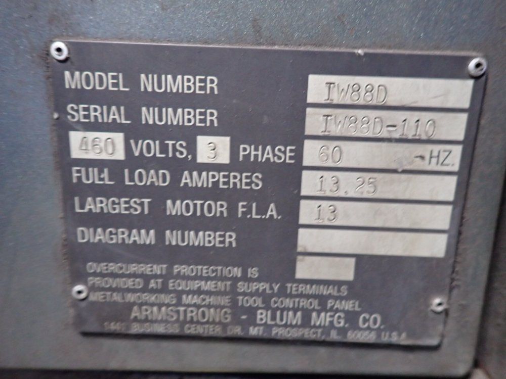 Spartan Armstrong Blum Iw88d Iron Worker - Iw88d