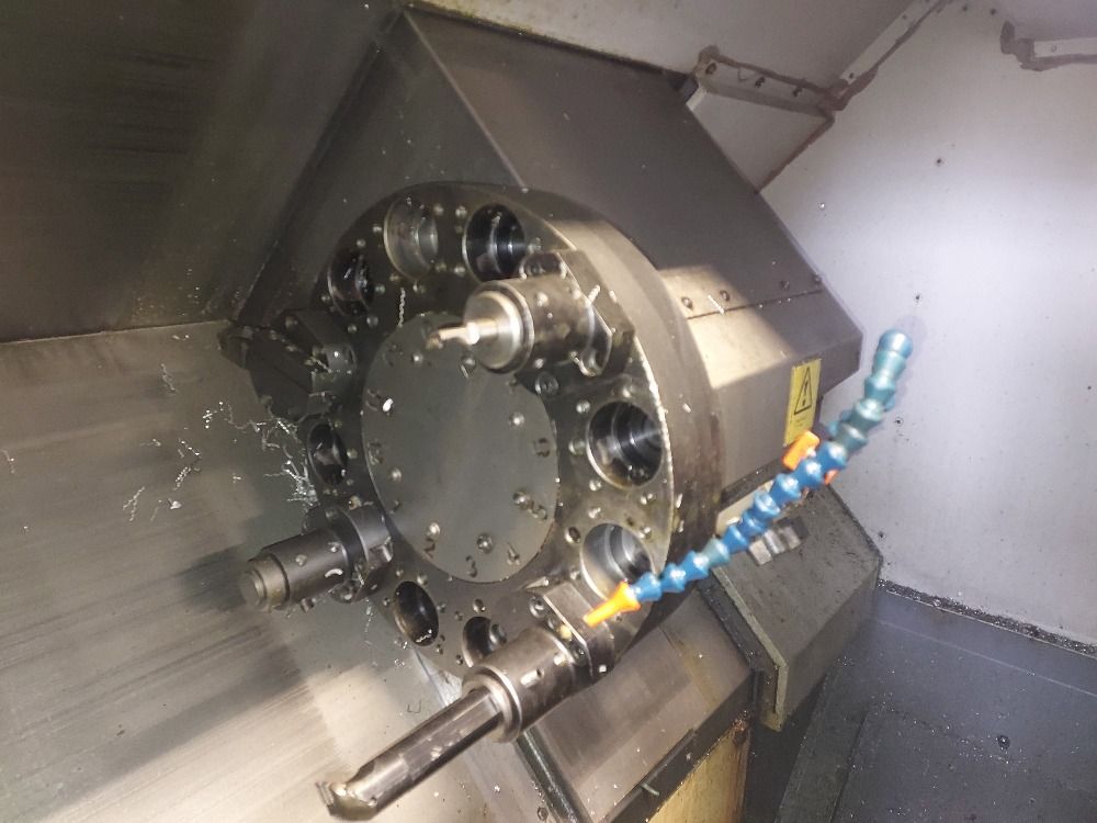 Hardinge Cobra 51 Cnc Lathe W/ Bar Feeder & Chip Conveyor - Lc51