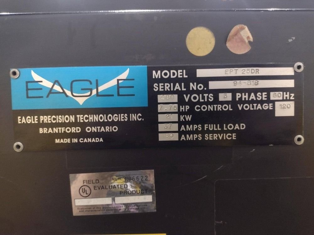 Eagle 1" Od X .140" Wall Ept-25dr Cnc Tube & Pipe Bender - Ept-25dr