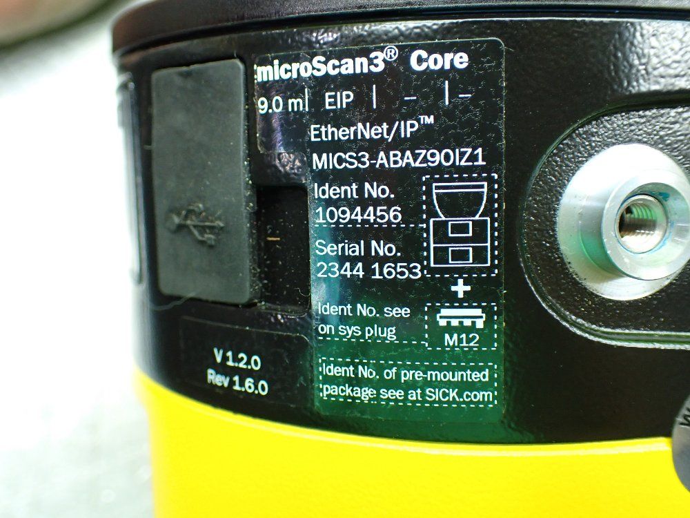 Sick Microscan 3 Safety Scanner. - Mics3-abaz90iz1
