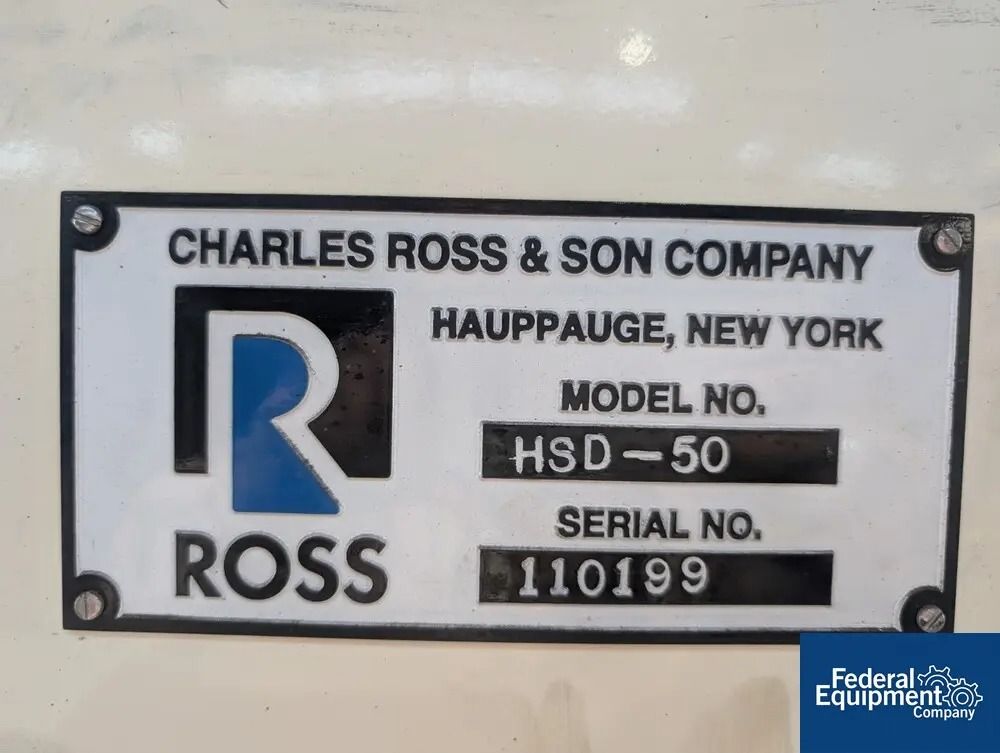 Ross 50 Hp 50 Hp Ross High Speed Disperser - Hsd-50
