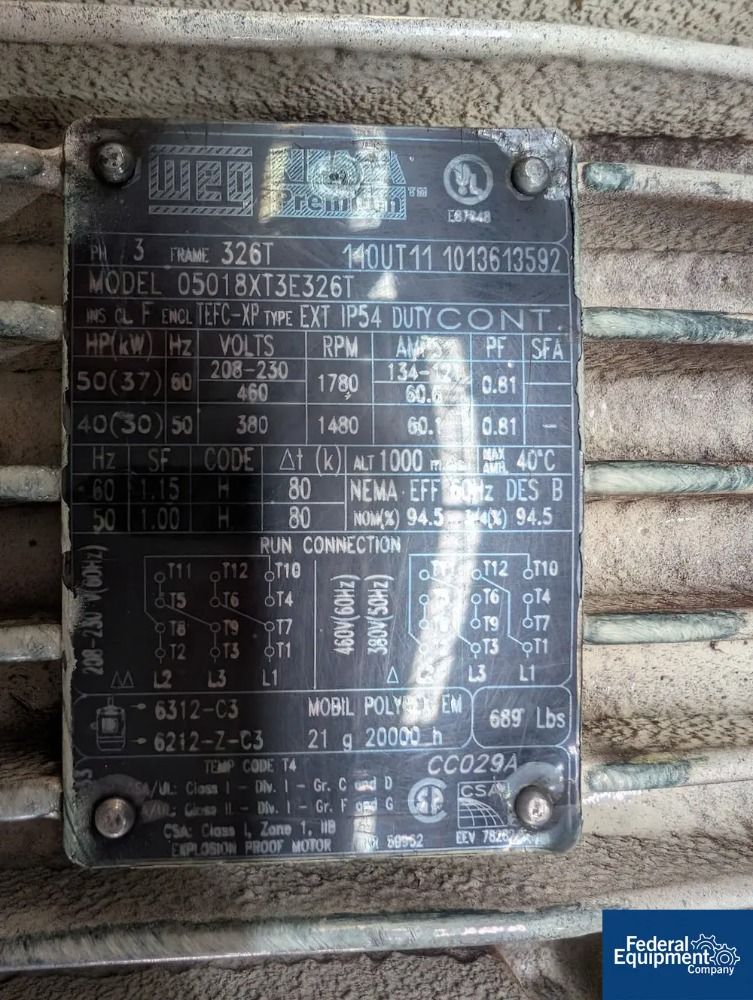 Ross 50 Hp 50 Hp Ross High Speed Disperser - Hsd-50