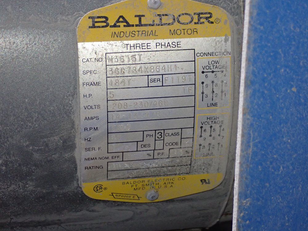 Farr Company 5 Hp 5 Hp Dust Collector