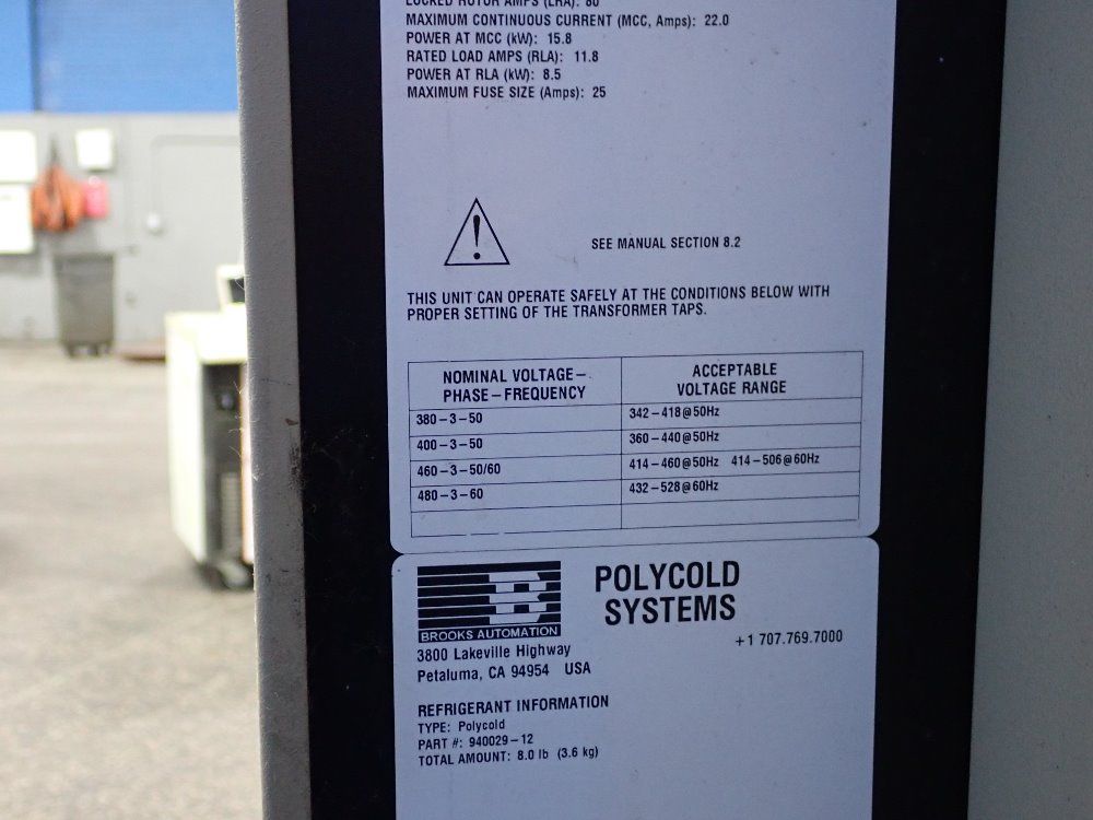 Brooks Automation 2007 Brooks Automation Pfc/pfc-670hc Refrigeration Unit - Pfc/pfc-670hc