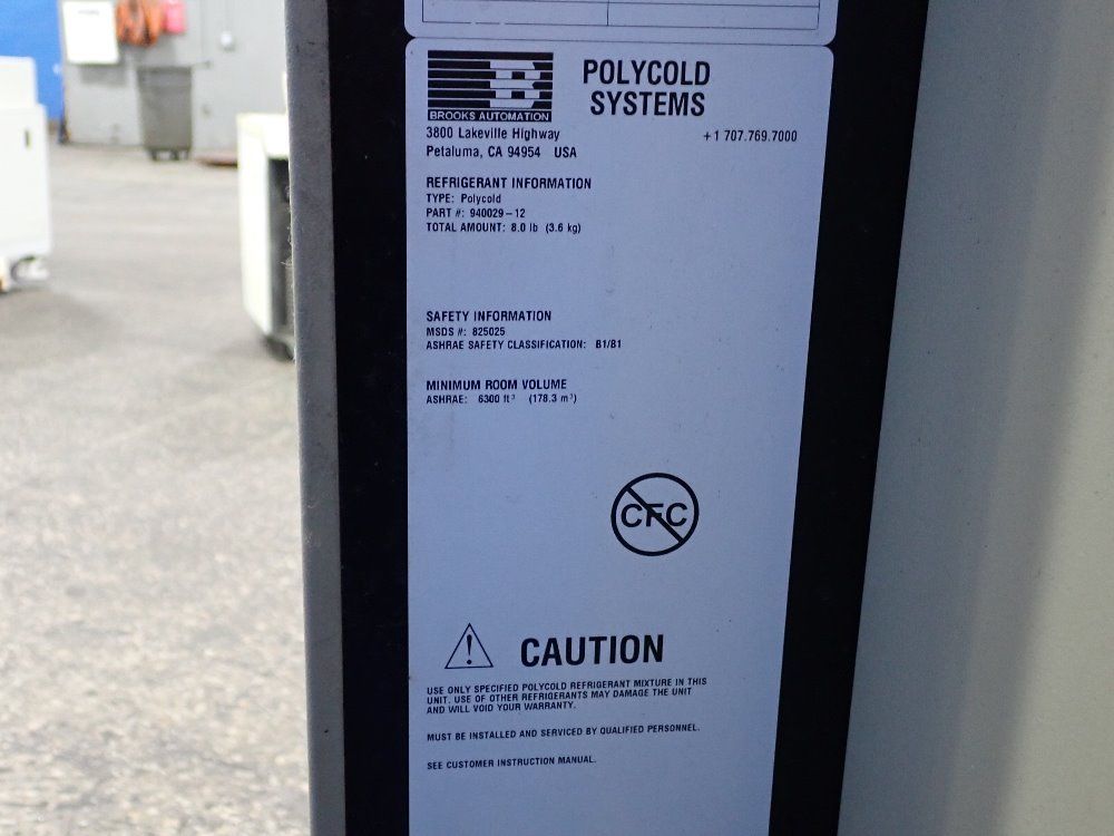 Brooks Automation 2007 Brooks Automation Pfc/pfc-670hc Refrigeration Unit - Pfc/pfc-670hc