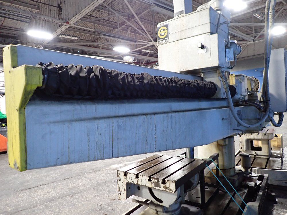 Giddings & Lewis 14" Column X 8' Arm Radial Arm Drill