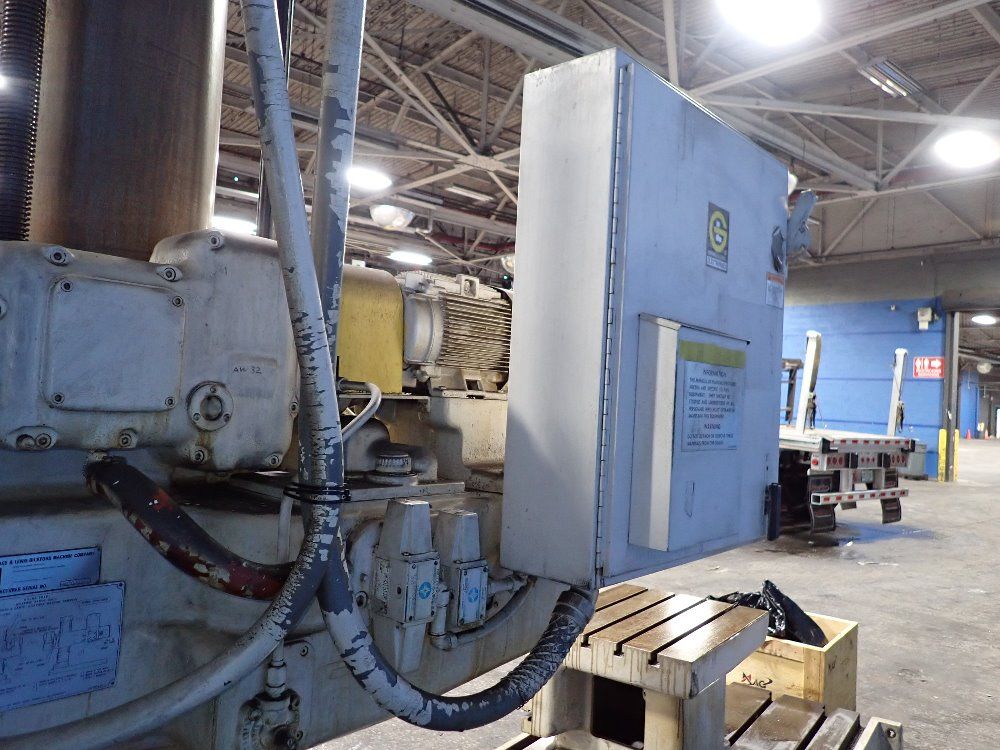 Giddings & Lewis 14" Column X 8' Arm Radial Arm Drill