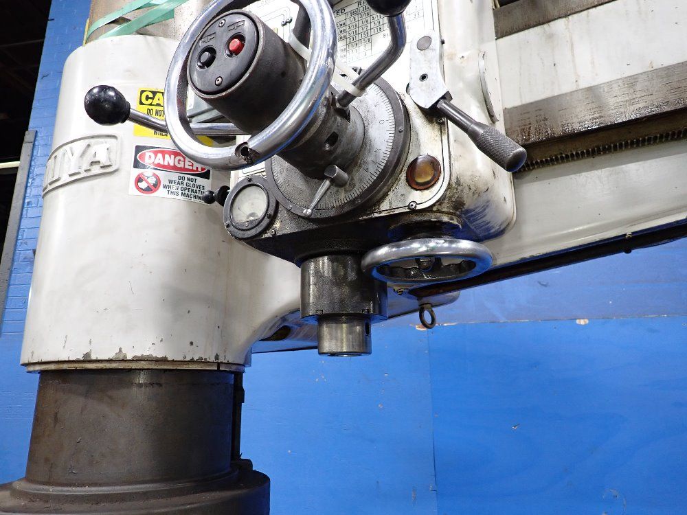 Ooya 12" Column X 4'3" Arm Re-1225h Radial Arm Drill - Re-1225h