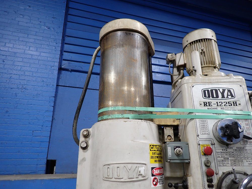 Ooya 12" Column X 4'3" Arm Re-1225h Radial Arm Drill - Re-1225h