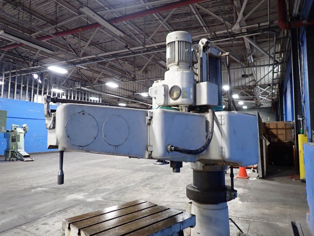 Ooya 12" Column X 4'3" Arm Re-1225h Radial Arm Drill - Re-1225h