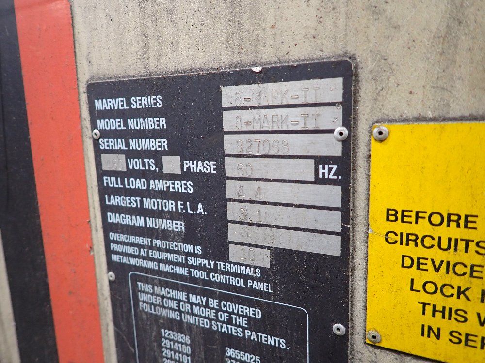 Marvel 18" Throat Series 8 Mark Ii Vertical Bandsaw - 8-mark-ii