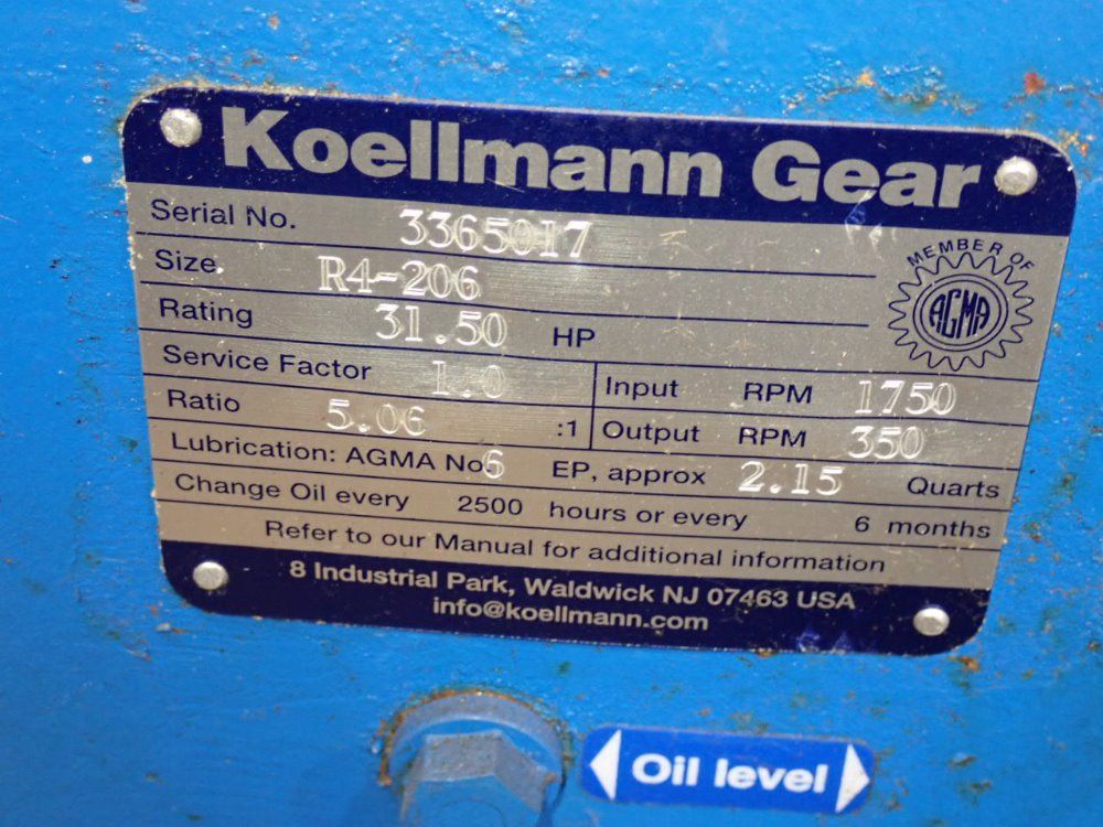 Koellmann Gear 5.06 Ratio Gear Reducer - R4-206