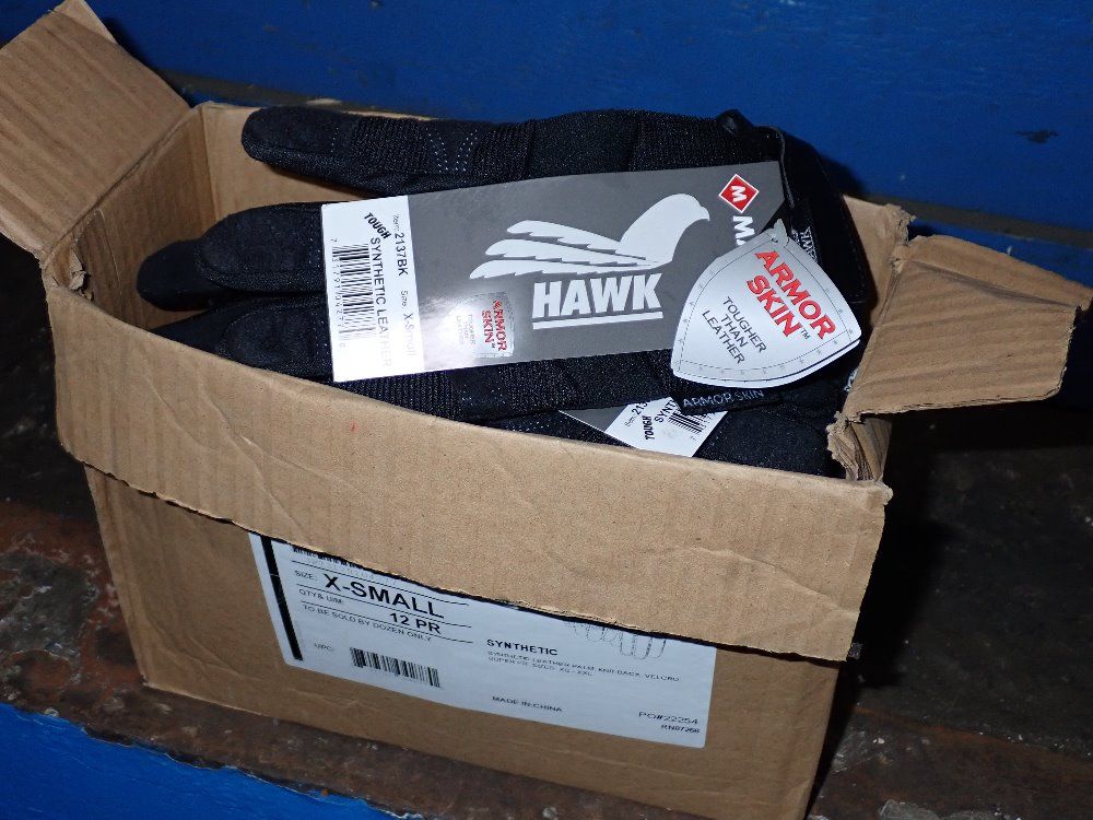 Majestic Xsmall Work Gloves - 2137bk/7