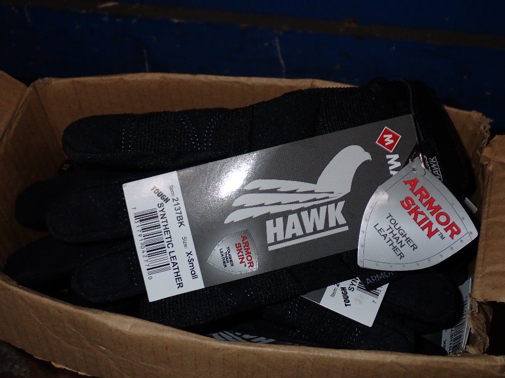 Majestic Xsmall Work Gloves - 2137bk/7