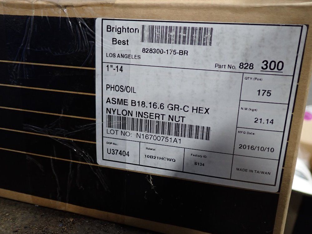 Brighton 1" - 14 Nuts