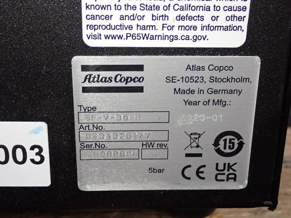 Atlas Copco 2023 Atlas Copco Sf-v-36-h Screwfeeding System - Sf-v-36-h