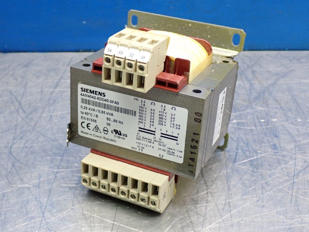 Siemens Control Transformer - 4am4042-8dd40-0fa0