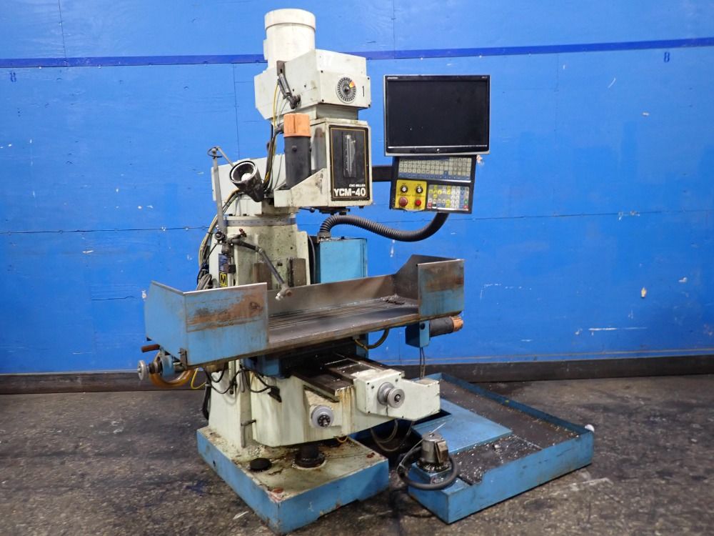Supermax 8" X 42" Table 1996 Supermax Ycm-40 Cnc Vertical Mill - Ycm-40
