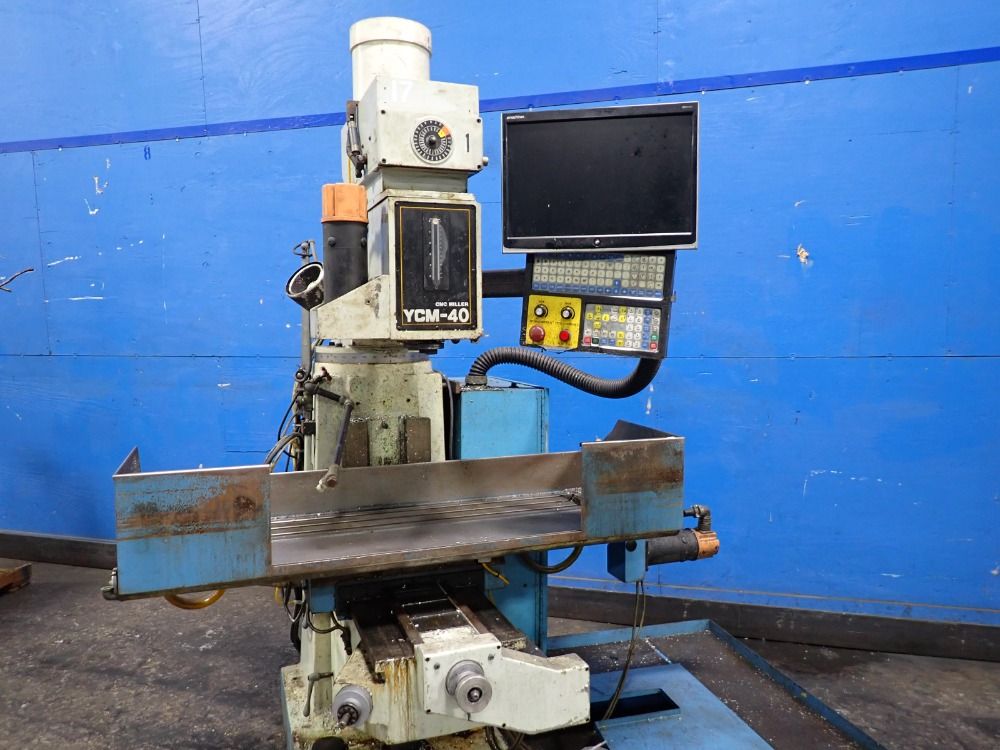 Supermax 8" X 42" Table 1996 Supermax Ycm-40 Cnc Vertical Mill - Ycm-40