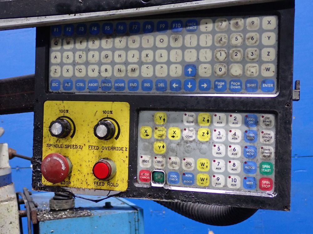 Supermax 8" X 42" Table 1996 Supermax Ycm-40 Cnc Vertical Mill - Ycm-40