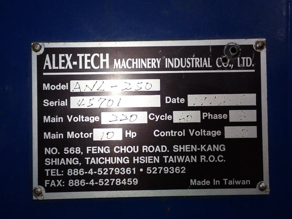 Saeilo Cnc Lathe - Anl-250 / Sprint 250