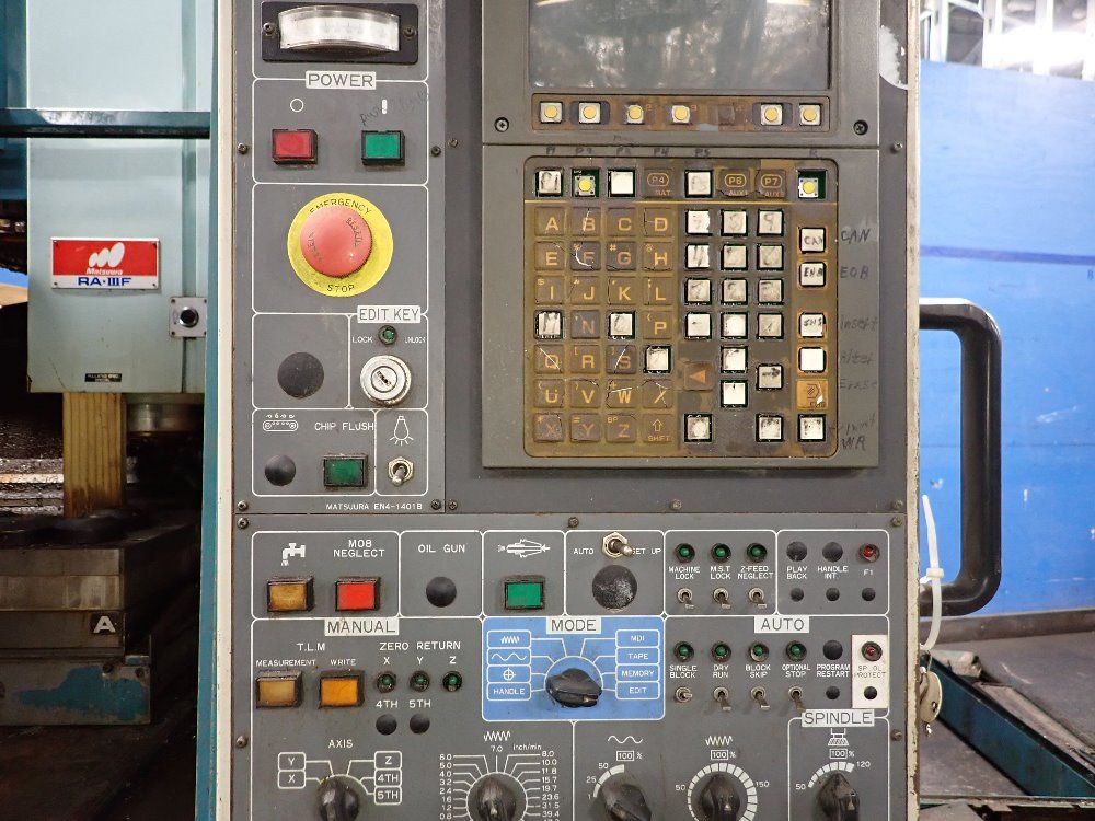 Matsuura 16 1/2" X 31" Cnc Vmc - Ra-3f