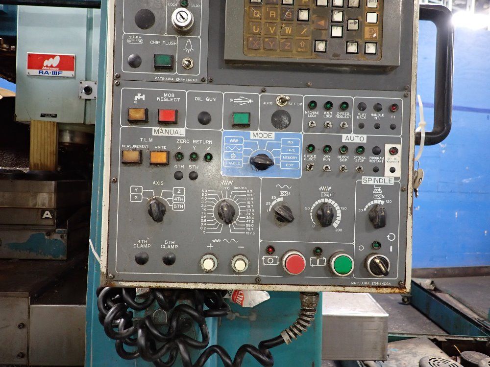 Matsuura 16 1/2" X 31" Cnc Vmc - Ra-3f