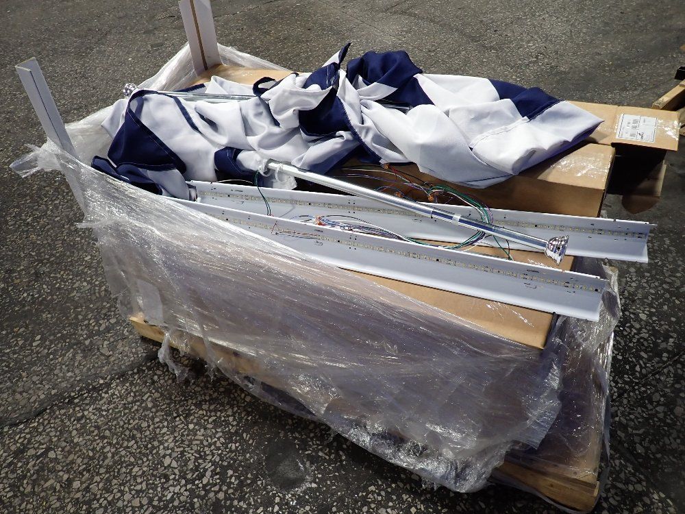 Cooper Recessed Led Luminaire Lighting W/ Curtain