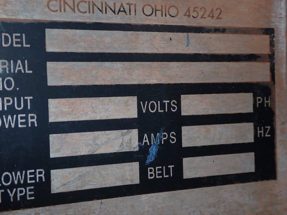 United Air Specialists (2) 7.5 Hp Fjh16-2 Dust Collector - Fjh16-2