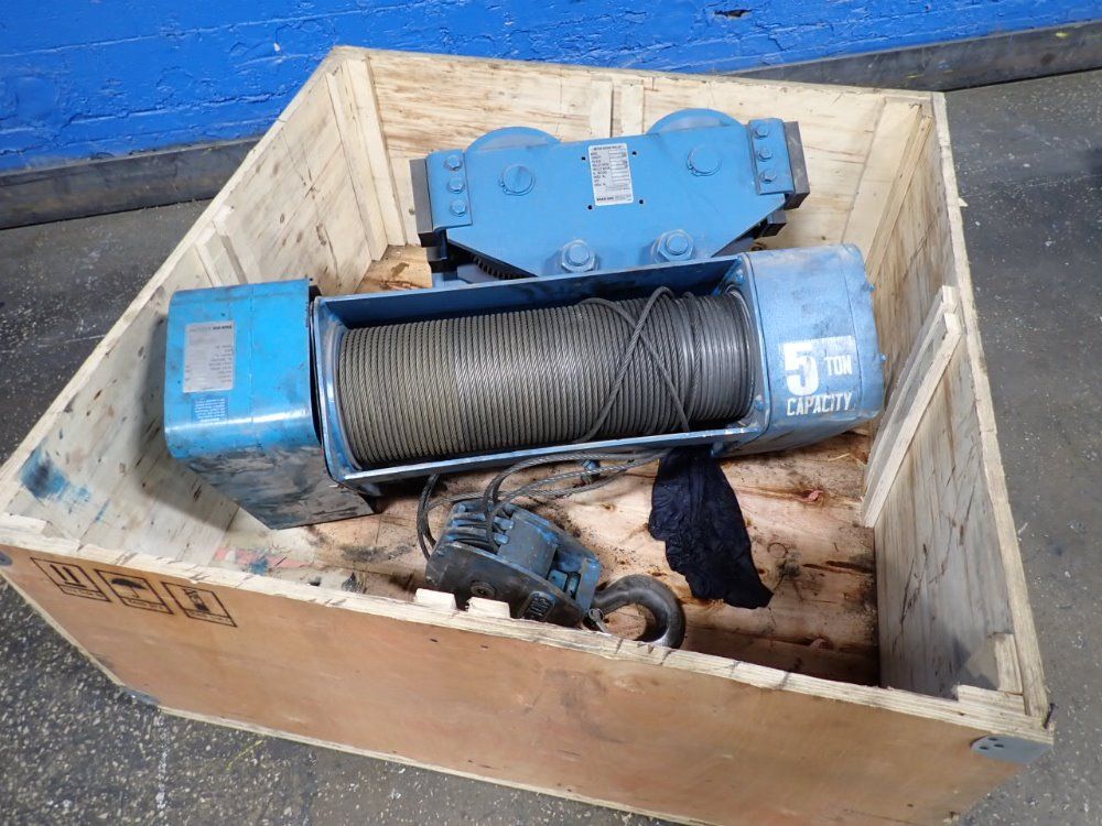 Shaw-box 5 Ton 2018 Shaw-box 5 Ton Electric Hoist - 80l05030s10