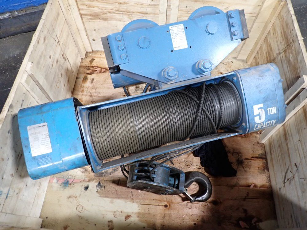 Shaw-box 5 Ton 2018 Shaw-box 5 Ton Electric Hoist - 80l05030s10