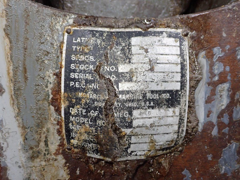 Monarch 24" X 62" 1965 Monarch 2510x54 Lathe - 2510x54