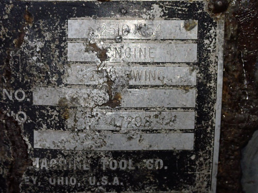 Monarch 24" X 62" 1965 Monarch 2510x54 Lathe - 2510x54