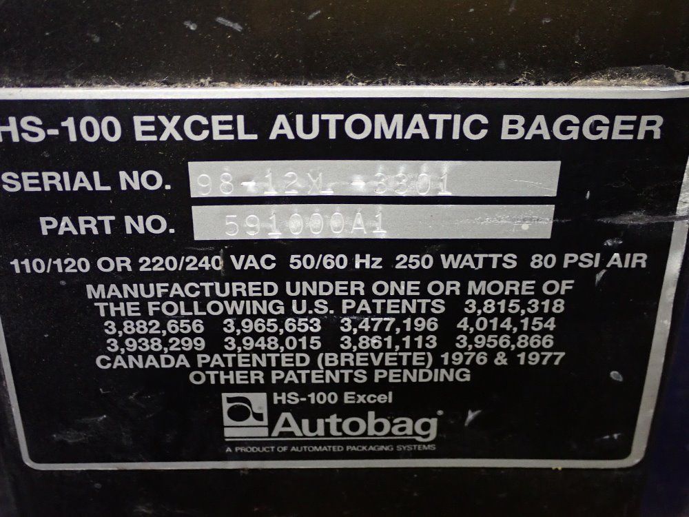 Excel Hs-100 Bagger - Hs-100