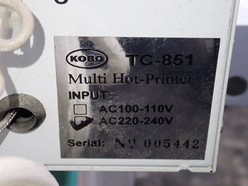 Kobo 8" X 12" Hot Stamping Press - Tc-851