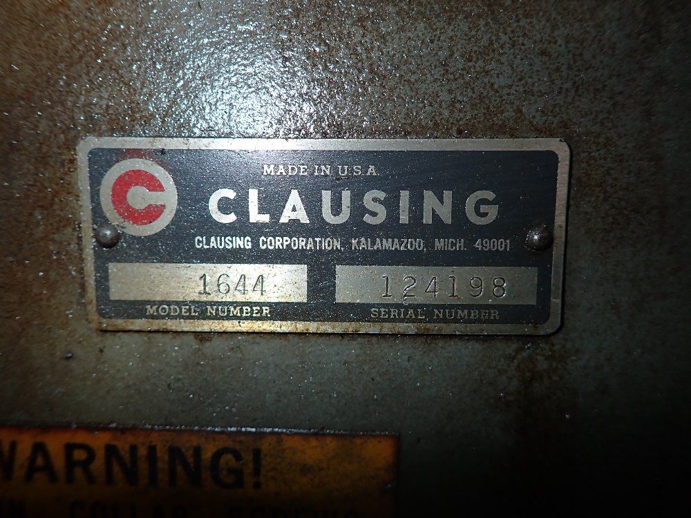 Clausing 10"x14" Swivel Table Drill Press - 1644