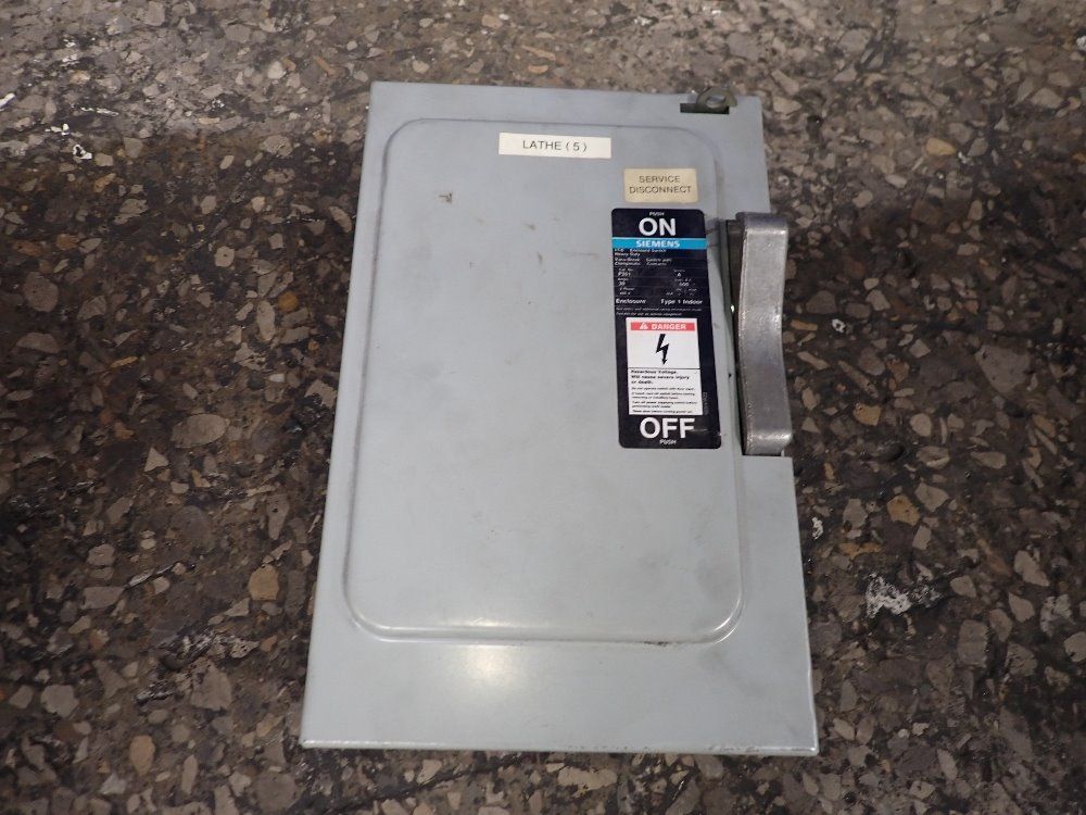 Siemens 30 Amp Fusible Disconnect - F351