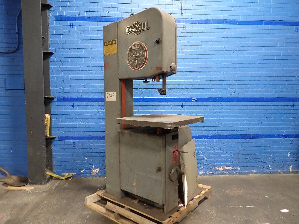 Doall 20" Vertical Band Saw - 2013-v