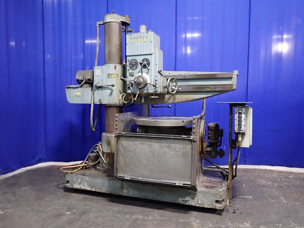 Cincinnati 10" X 4'8" Gilbert Radial Arm Drill - Gilbert