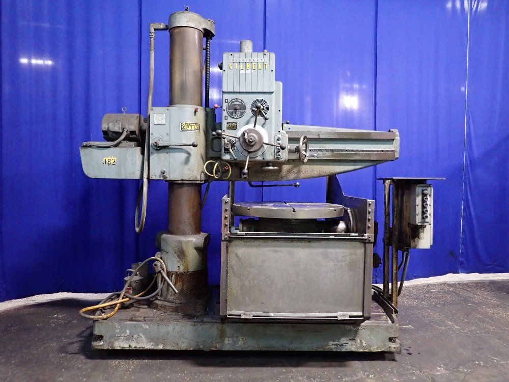 Cincinnati 10" X 4'8" Gilbert Radial Arm Drill - Gilbert