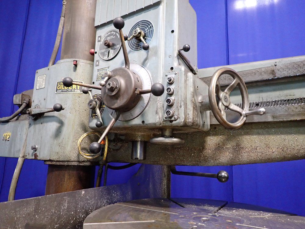 Cincinnati 10" X 4'8" Gilbert Radial Arm Drill - Gilbert