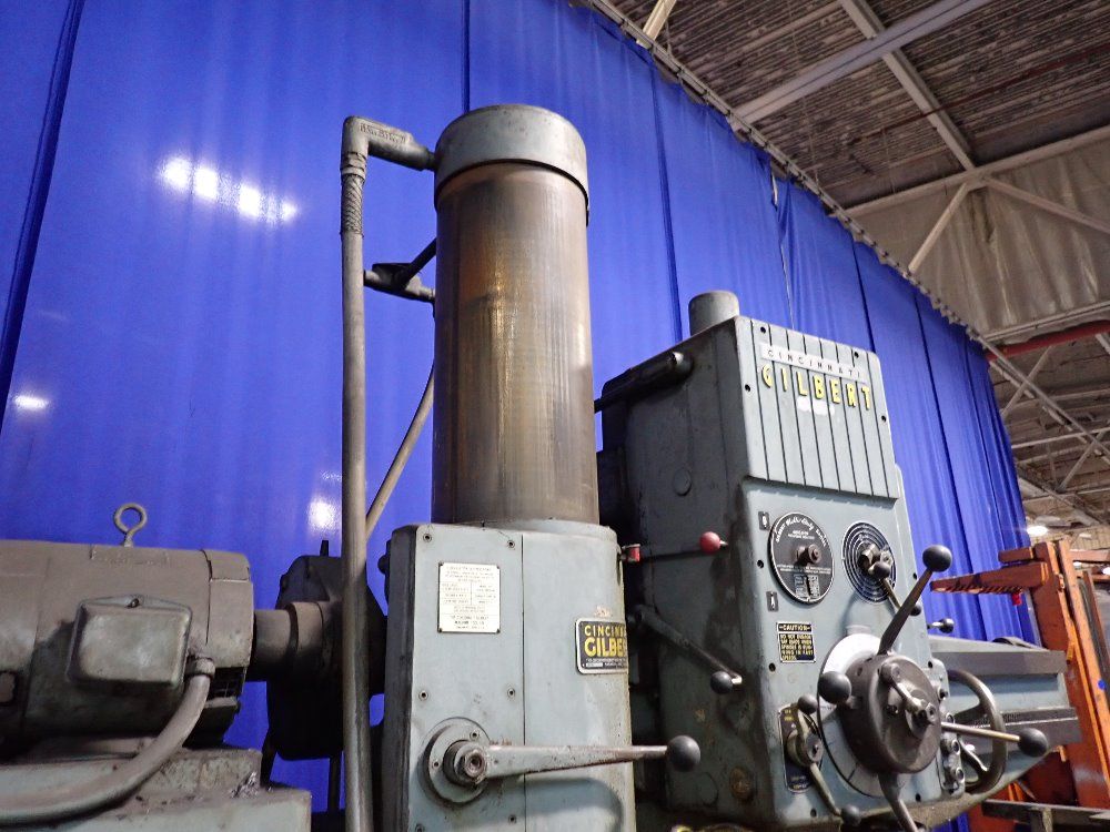 Cincinnati 10" X 4'8" Gilbert Radial Arm Drill - Gilbert