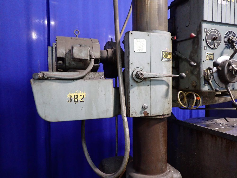 Cincinnati 10" X 4'8" Gilbert Radial Arm Drill - Gilbert