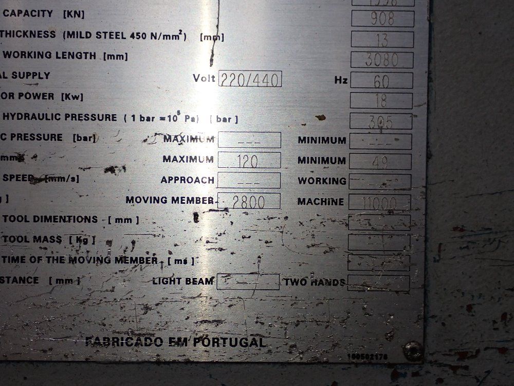 Adira 906 Kn X 3080 Mm 1998 Adira Ghs-1330 Shear - Ghs-1330