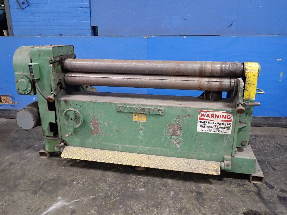 Wysong 10 Ga X 60 1/2" C-60 Plate Bending Roll - C-60