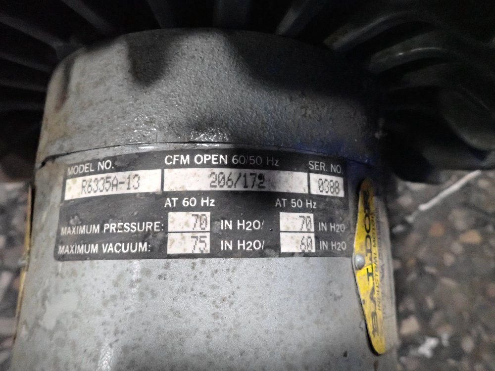 2.5/3.5 Hp Regenerative Blower - R6335a-13